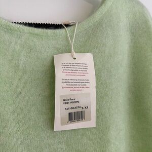 Sezane Paco Sweater in Green Apple